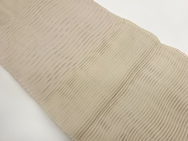 JAPANESE KIMONO / NAGOYA OBI FOR SUMMER / TSUZURE / WOVEN STRIPE 